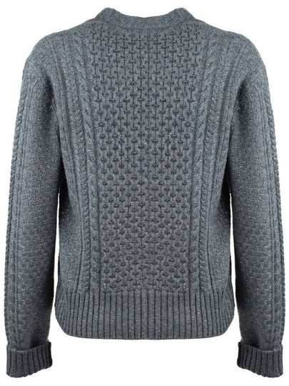 Fabiana Filippi Gray Fisherman Sweater In Platinum With Lurex - FABIANA FILIPPI - BALAAN 2