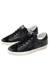 Superstar Glitter Tab Leather Low Top Sneakers Black - GOLDEN GOOSE - BALAAN 2