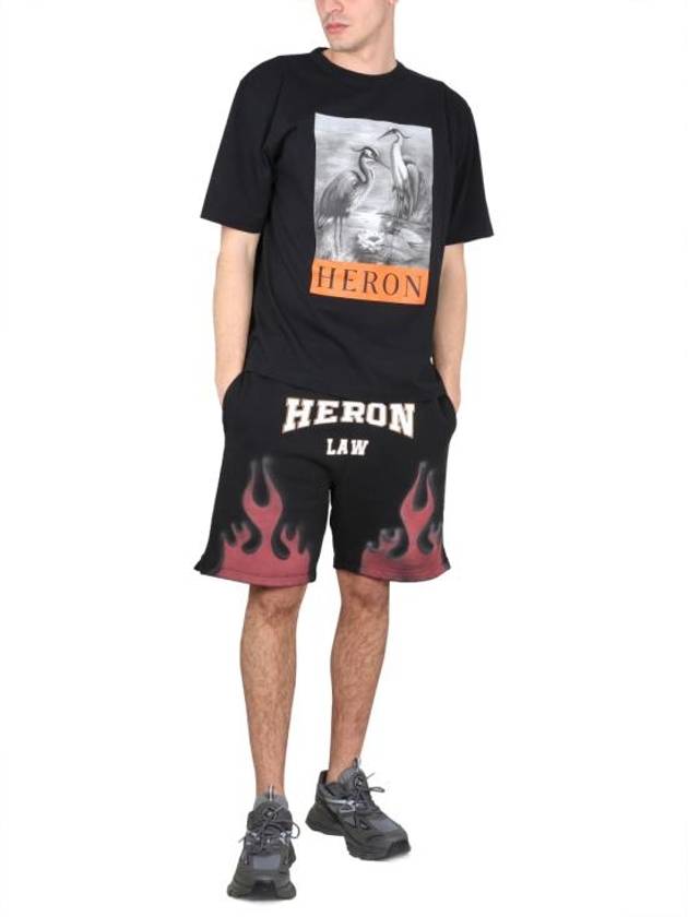 T-shirt HMAA032C99JER0031010 1010 BLACK BLACK - HERON PRESTON - BALAAN 4