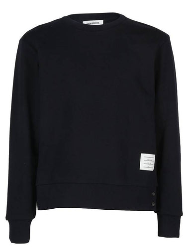 Center Back Stripe Crewneck Sweatshirt Navy - THOM BROWNE - BALAAN 1