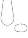 Stainless Steel Necklace Bracelet Set - EMPORIO ARMANI - BALAAN 4
