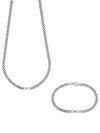 Stainless Steel Necklace Bracelet Set - EMPORIO ARMANI - BALAAN 3