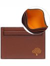 Embossing Card Wallet Brown Orange - MULBERRY - BALAAN 3