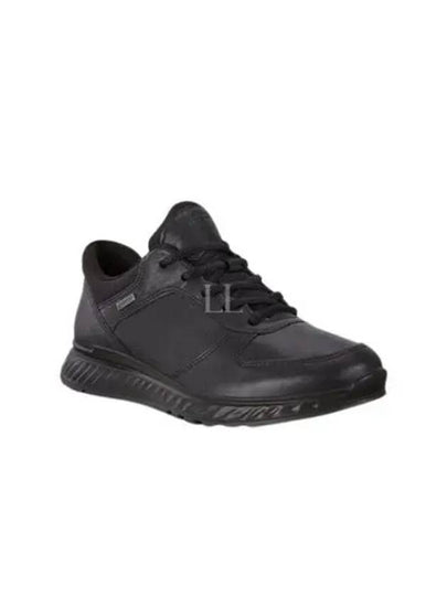 Women's Exostride Low Top Sneakers Black - ECCO - BALAAN 2