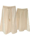 Weekend GOMMOSO Midi Skirt Cream - WEEKEND MAX MARA - BALAAN 1