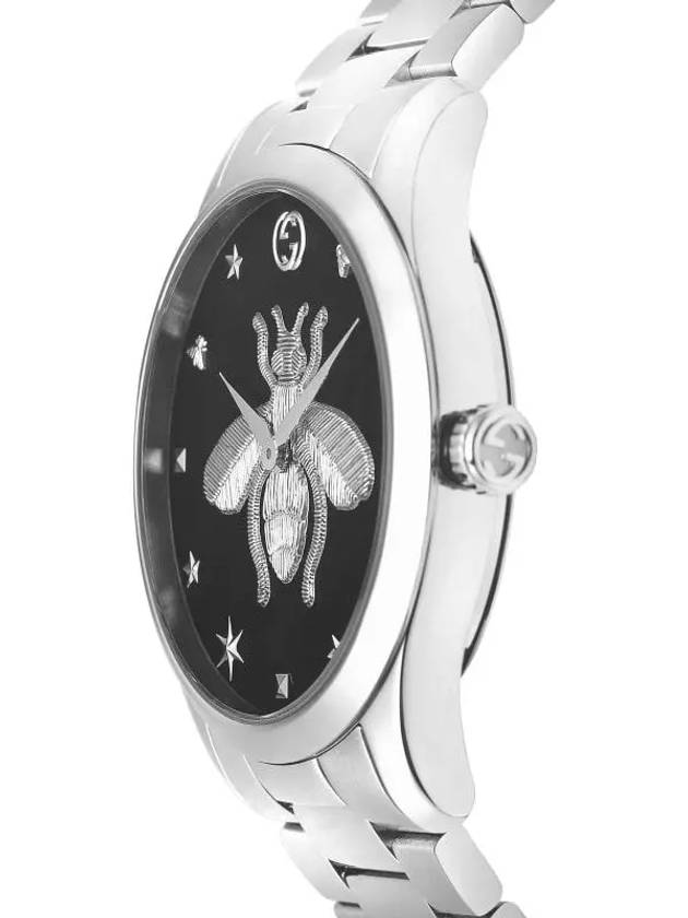 Black Dial G Timeless 38MM Metal Watch Black YA1264136 - GUCCI - BALAAN 4