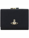 ORB logo small half wallet black 5115002MW S000B N402 - VIVIENNE WESTWOOD - BALAAN 2