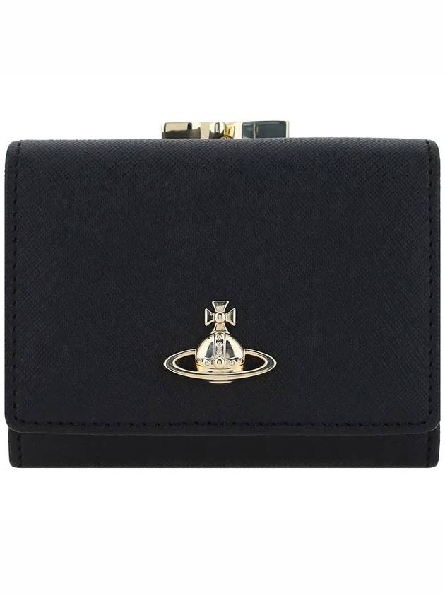 ORB logo small half wallet black 5115002MW S000B N402 - VIVIENNE WESTWOOD - BALAAN 2