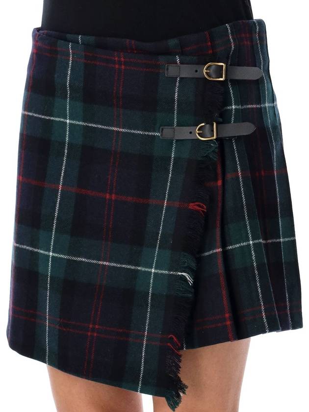 TARTAN MINI SKIRT PLEATED - POLO RALPH LAUREN - BALAAN 3