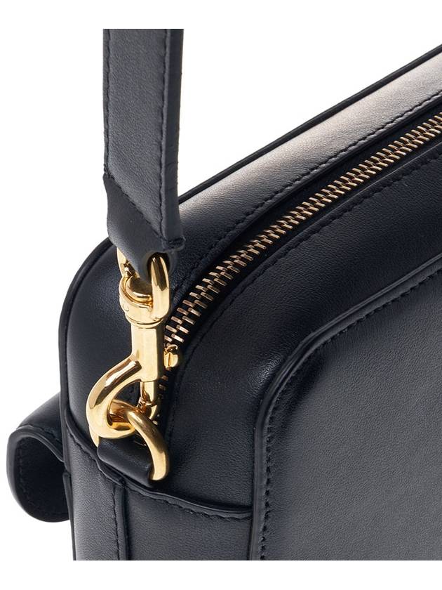 Gold V Logo Cross Bag Black - VALENTINO - BALAAN 9