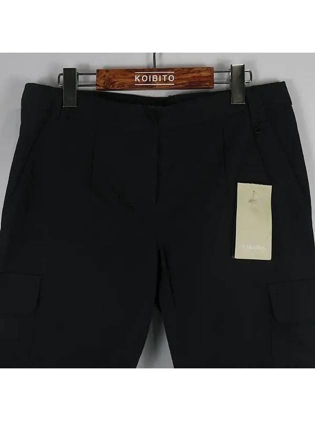 Navy color women s pants - MAX MARA - BALAAN 2