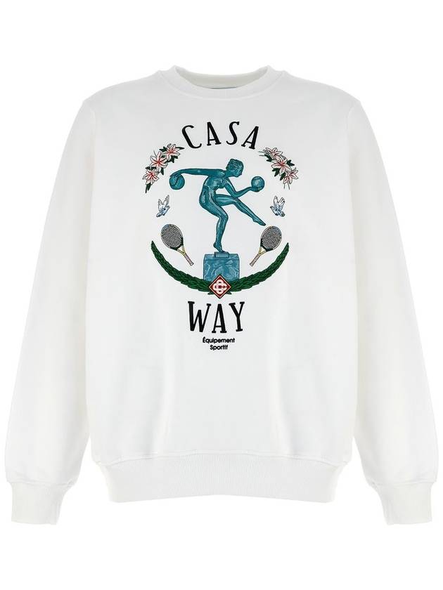 Statue En Marbre Embroidered Sweatshirt - CASABLANCA - BALAAN 1