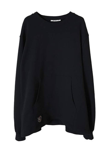 U SWEATSHIRT 006 BLACK USW00201 - AFLAF - BALAAN 1