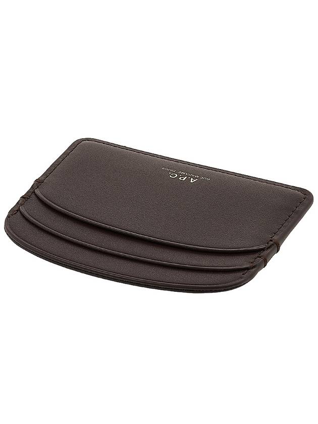 Demi Lune Card Wallet Brown - A.P.C. - BALAAN 5