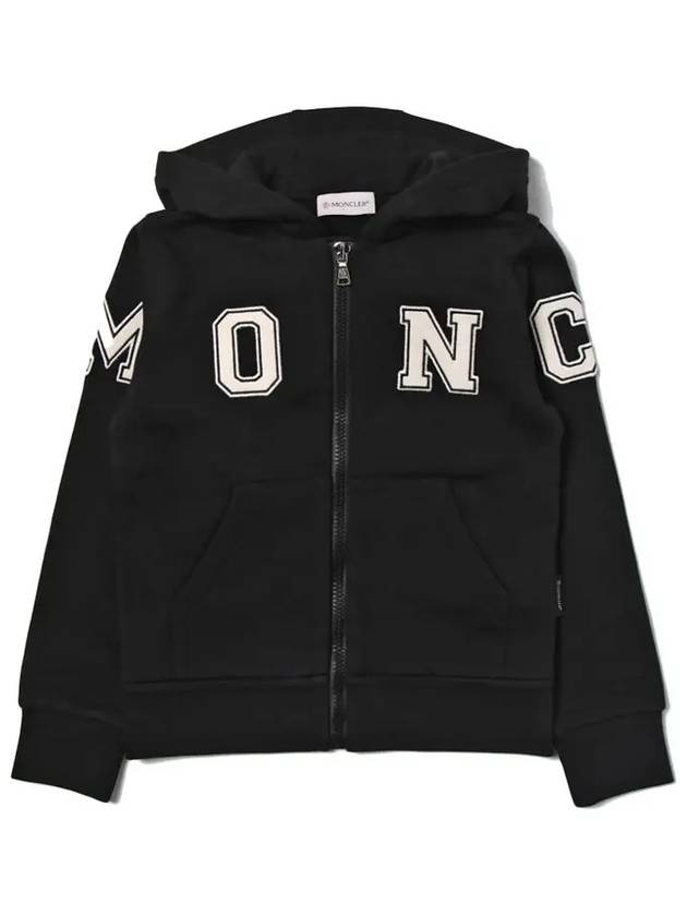 Kids Women Hooded Zip Up Black 8G000 04 899PS 999 - MONCLER - BALAAN 1