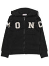 Kids Women Hooded Zip Up Black 8G000 04 899PS 999 - MONCLER - BALAAN 2