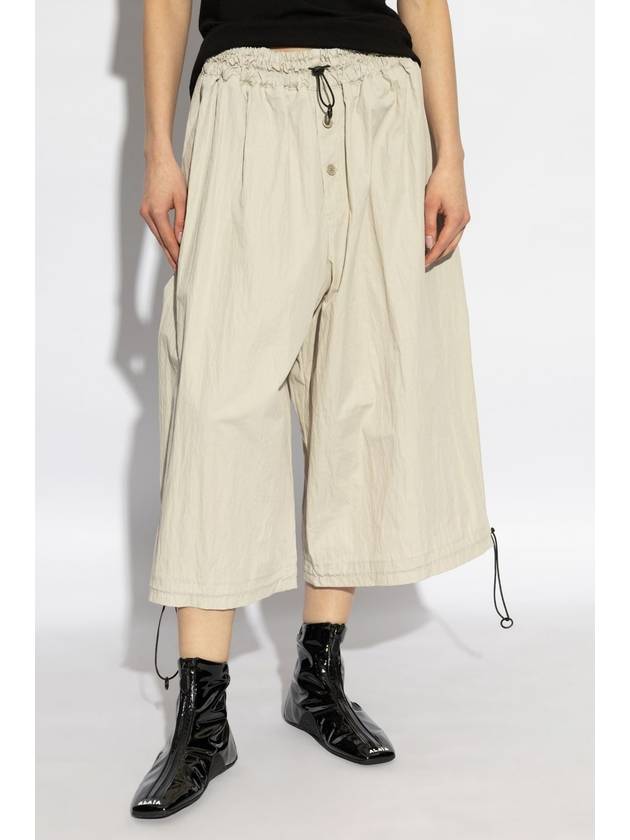 Yohji Yamamoto Wide-leg Trousers, Women's, Grey - YOHJI YAMAMOTO - BALAAN 3