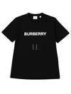 logo short sleeve t-shirt black - BURBERRY - BALAAN 2