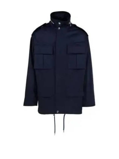 Pocket Patch Jacket Nautic Blue - AMI - BALAAN 2