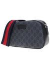 GG Supreme Cross Bag Black - GUCCI - BALAAN 3