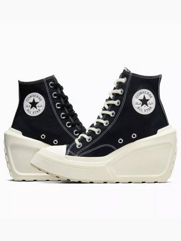 Chuck 70 De Luxe Wedge High Top Sneaker Black - CONVERSE - BALAAN 5