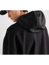 Cotton Fleece Cardigan Hoodie Jacket - PRADA - BALAAN 3