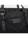 Micro GG Guccissima Nylon Tote Bag Black - GUCCI - BALAAN 5