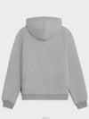 Paris Print Cotton Fleece Hoodie Grey Melange - CELINE - BALAAN 3