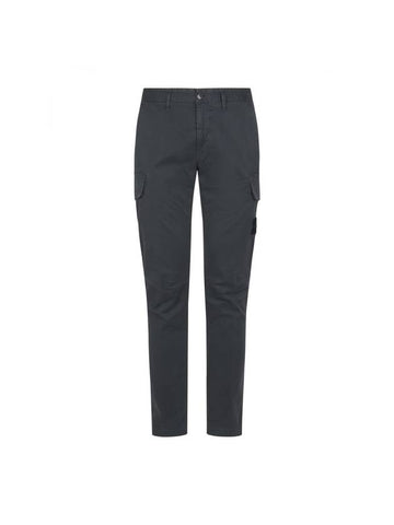 Wappen Patch Cargo Straight Pants Grey - STONE ISLAND - BALAAN 1