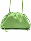 Mini Pouch Clutch Bag Acid Green - BOTTEGA VENETA - BALAAN 3