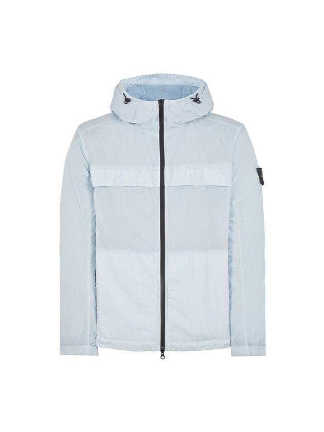 Crinkle Reps Hooded Jacket Sky Blue - STONE ISLAND - BALAAN 2