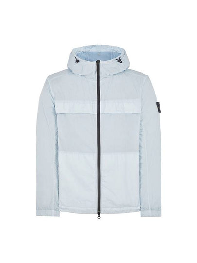 Crinkle Reps Hooded Jacket Sky Blue - STONE ISLAND - BALAAN 2