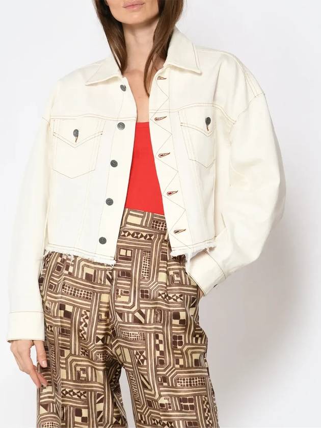 Sainters Denim Jacket Ivory - A.P.C. - BALAAN 5