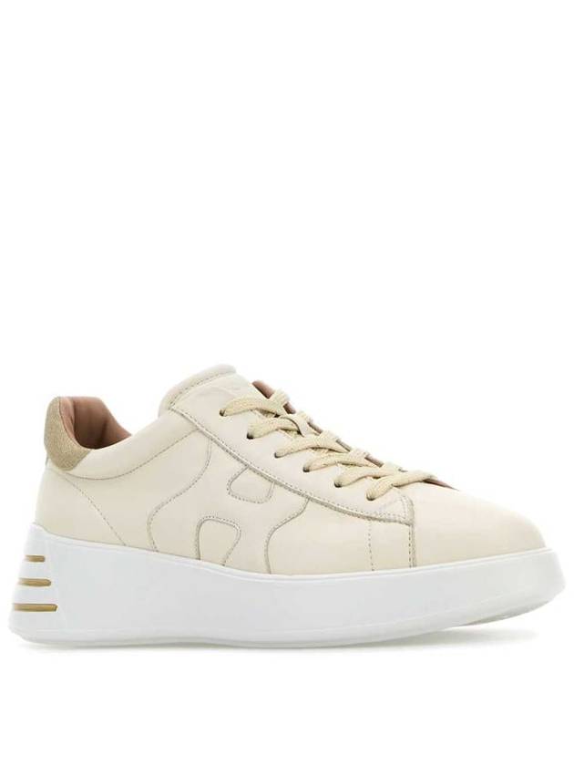 leather low-top sneakers beige - HOGAN - BALAAN 3