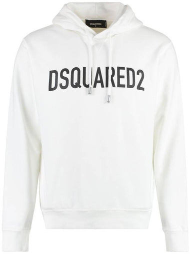 E men's t-shirt short sleeve top S74GU0664S25538100 lettering logo printed jersey hoodie - DSQUARED2 - BALAAN 1