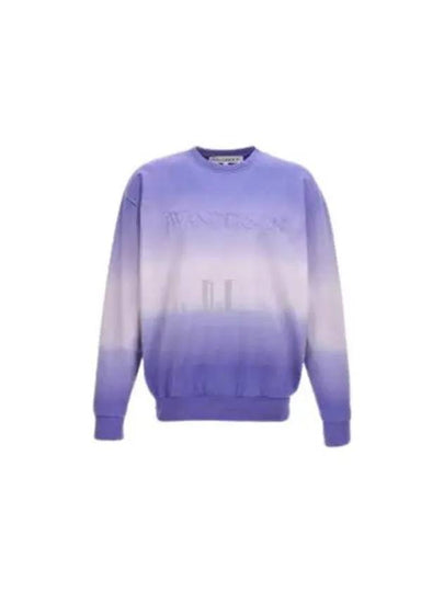 Embroidered Logo Gradient Sweatshirt Lavender - JW ANDERSON - BALAAN 2