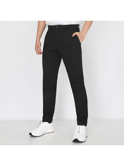 Men's Elote Bonded Fleece Golf Straight Pants Black - J.LINDEBERG - BALAAN 2