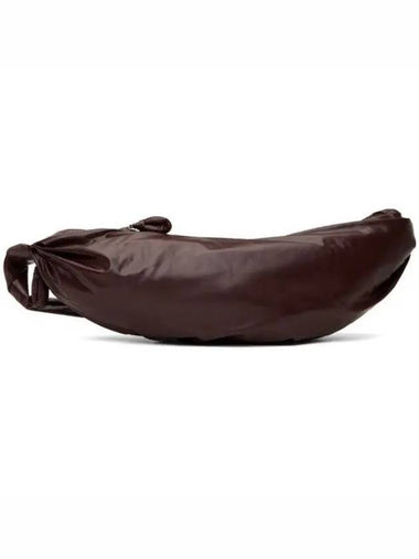 Burgundy large soft croissant messenger bag 242646F048012 270526 1149172 - LEMAIRE - BALAAN 1