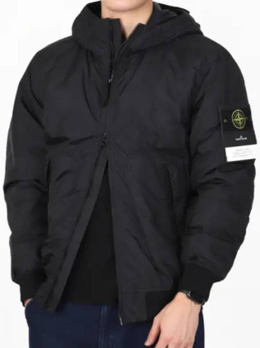 Men s Crinkle Hooded Jacket 40823 V0029 - STONE ISLAND - BALAAN 1