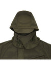 Mid Layer Flap Pocket Hooded Jacket Dark Green - TEN C - BALAAN 4