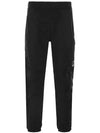 Lens Wappen Technical Cargo Track Pants Black - CP COMPANY - BALAAN 2