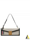 RWB Tab Canvas Shoulder Bag Black Beige - THOM BROWNE - BALAAN 2