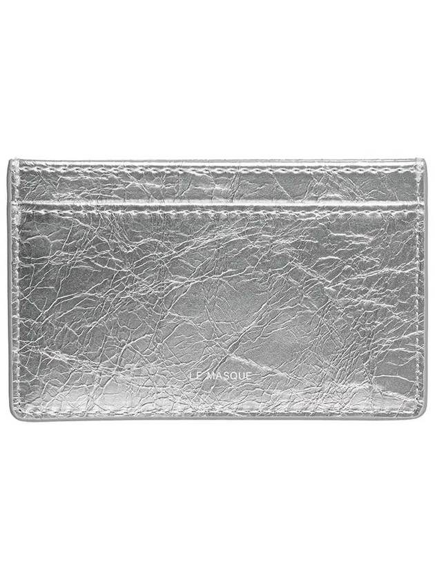 Slim Pocket Mini Transportation Card Wallet Silver - LE MASQUE - BALAAN 7