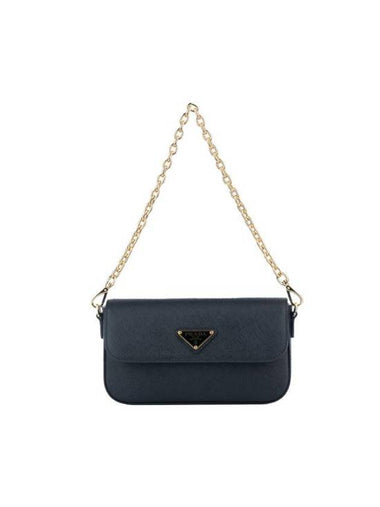 Saffiano Leather Mini Bag Black - PRADA - BALAAN 1