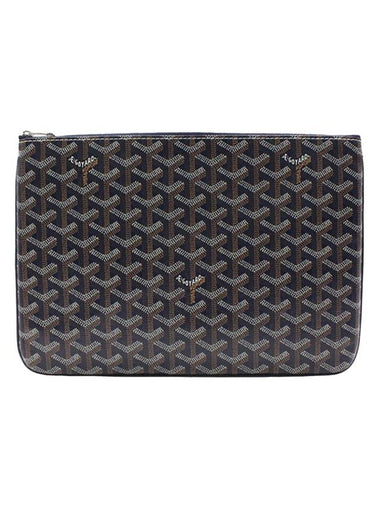 Senna MM Clutch Bag Navy - GOYARD - BALAAN 1