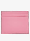 Women s V Logo Leather Card Wallet Pink 4W2P0V32SNP - VALENTINO - BALAAN 3