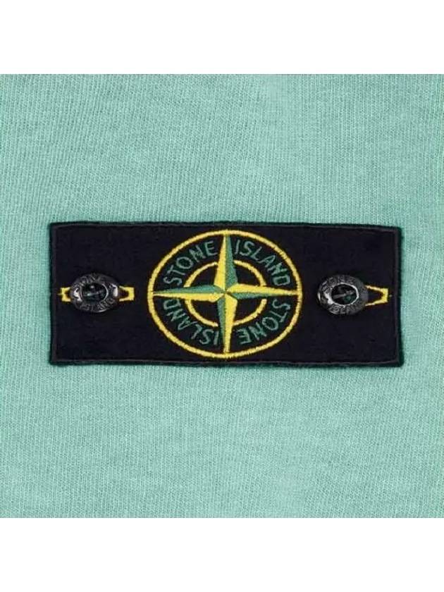 Men's Wappen Patch Sweat Hoodie Green - STONE ISLAND - BALAAN 5