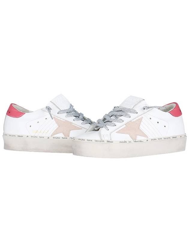 Hi Star Leather Low Top Sneakers Pinlk White - GOLDEN GOOSE - BALAAN 3