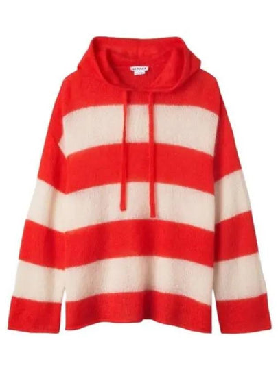 Striped knit hood red CRTWXKNW004KNT0217468 - SUNNEI - BALAAN 2