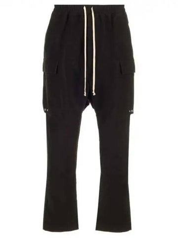 Rick Owens drawstring cotton cargo pants - RICK OWENS - BALAAN 1